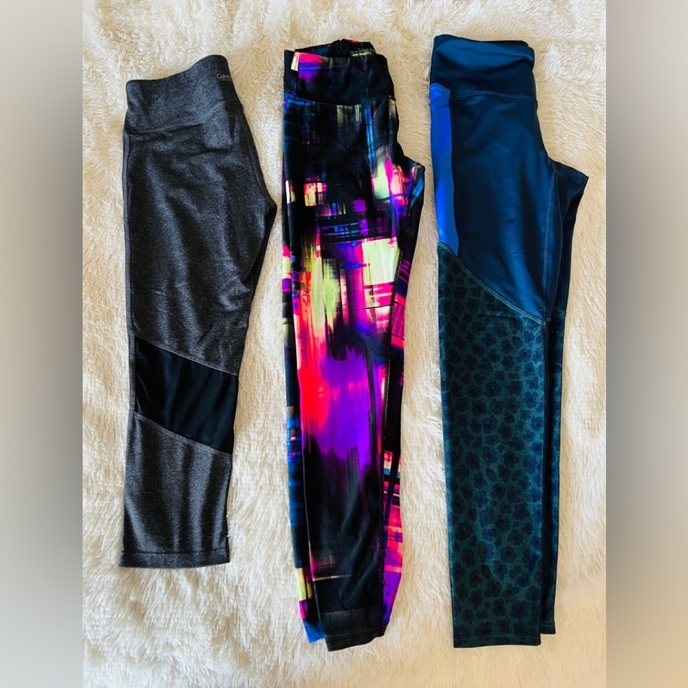 Calvin Klein & Joy Lab Athletic Leggings Bundle - Size Small